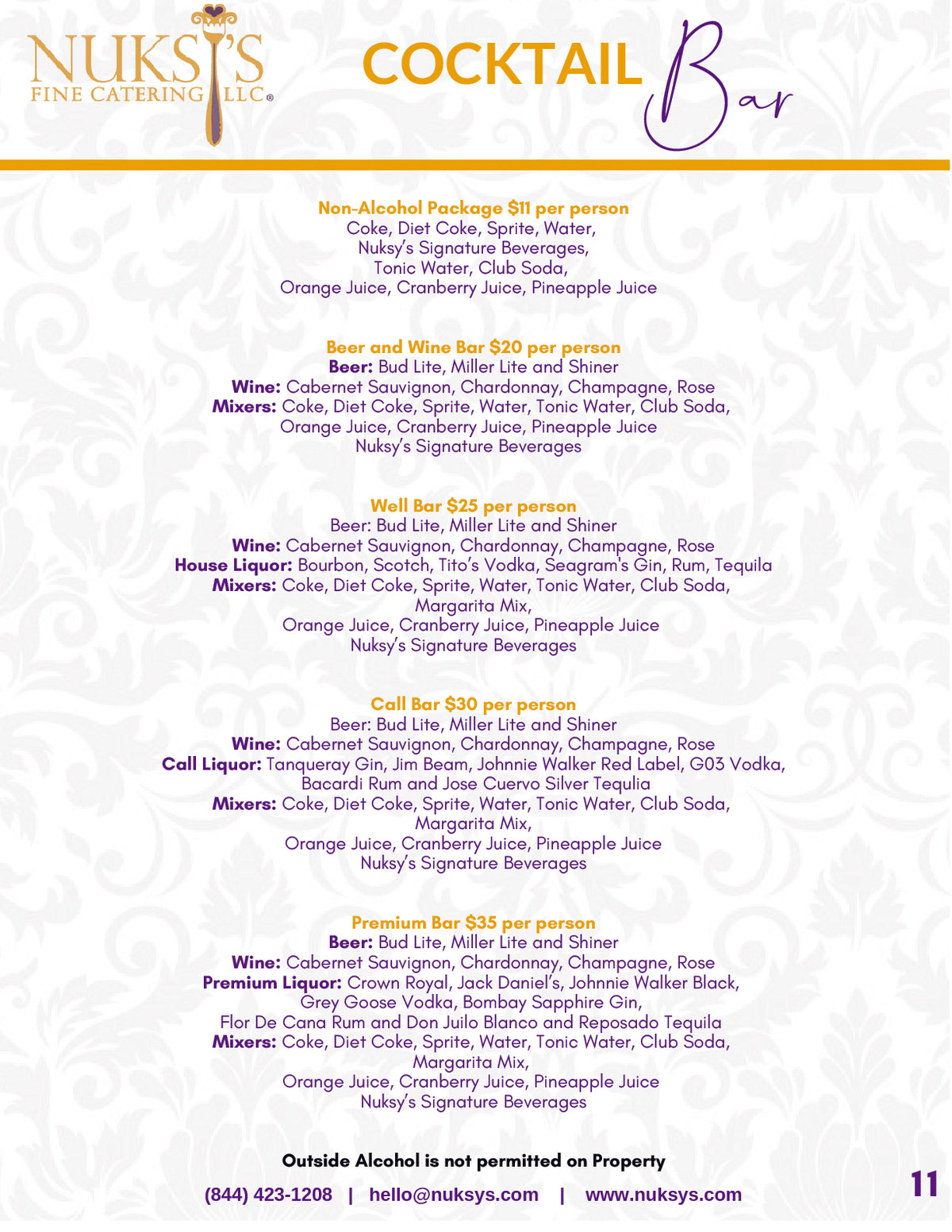 Nuksys Menu Page 11