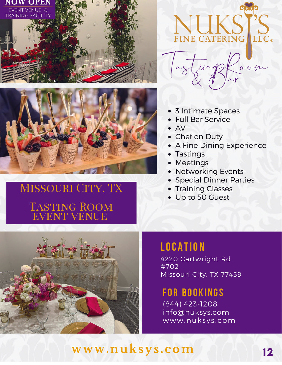 Nuksys Menu Page 12