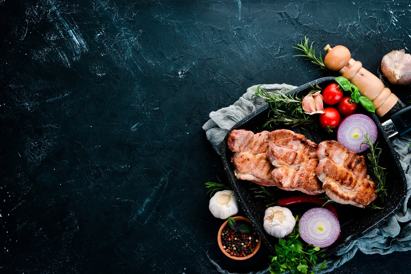 Hero image of catered food